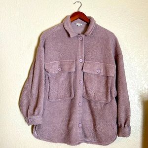 NWOT Women’s Fleece Shacket